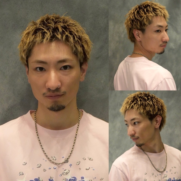 ハイトーンスパイキーショート