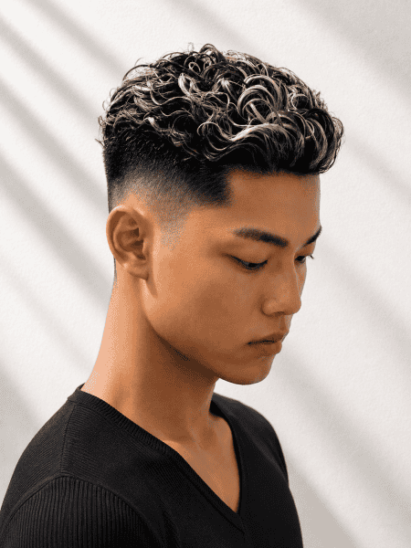 フェード×極道パーマで男らしさを最大限に