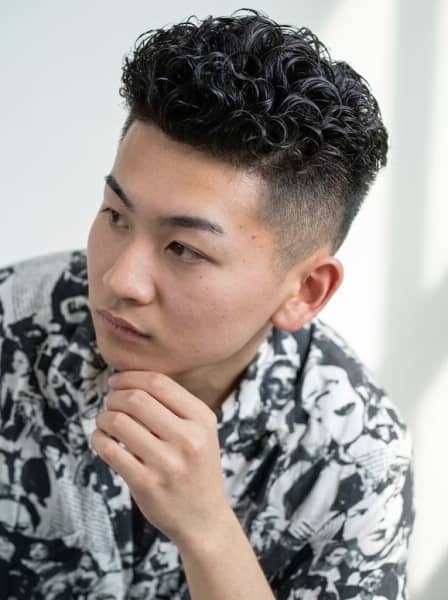 男の魅力を引き出す、最旬フェード×濡れパン