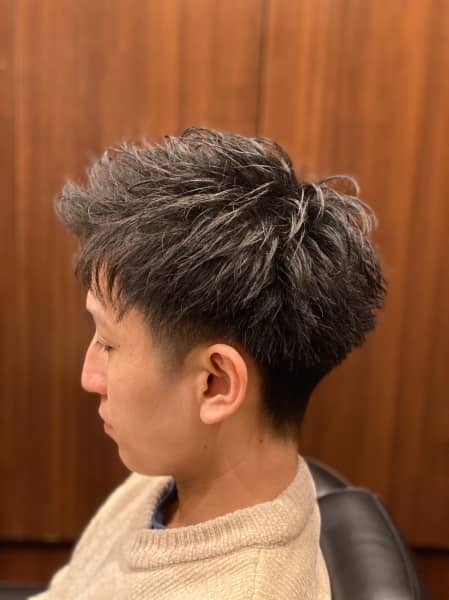 アップバングショート