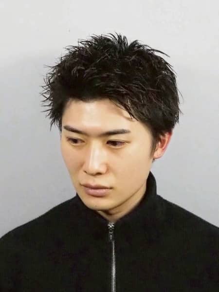 【HIRO GINZA仙台本店-/スパイキーショート】