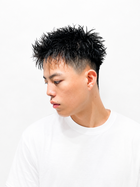 アップバングショート　梅田×難波