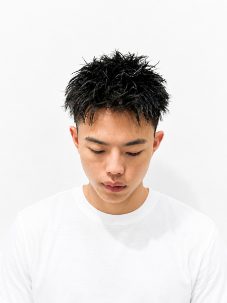 アップバングショート　梅田×難波