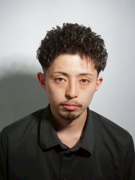 ツーブロックショート