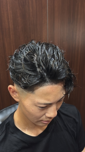 ラッパー風ヘア