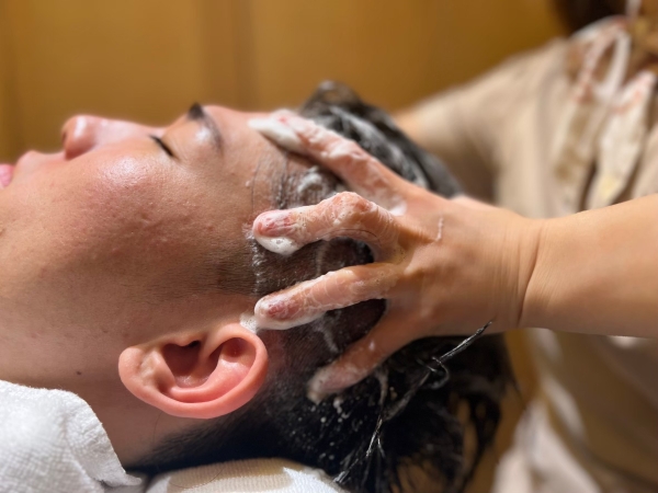 暑い日のご褒美は、頭からリフレッシュ