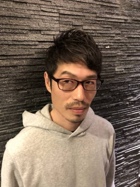 アシメビジネススタイル<ヒロ銀座/理容室/浜松町/メンズ/大門>