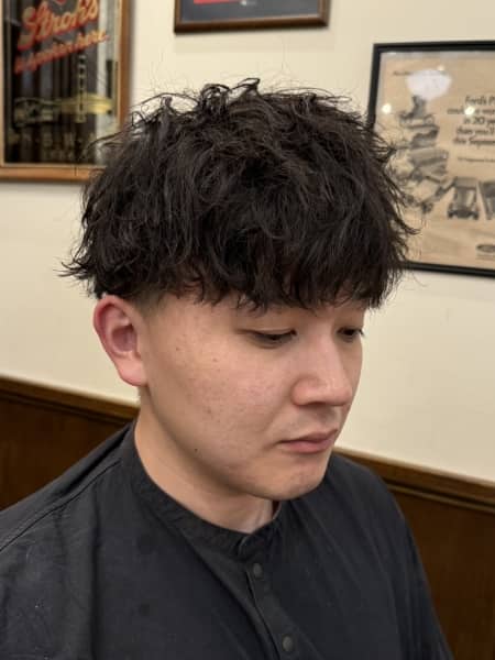 ツイストスパイラルパーマ(理容室/メンズ/barber shop新宿店)