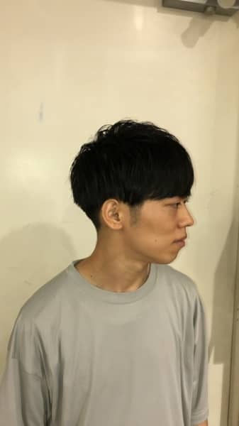 メンズツーブロックショート/20代/30代/理容室/バーバー