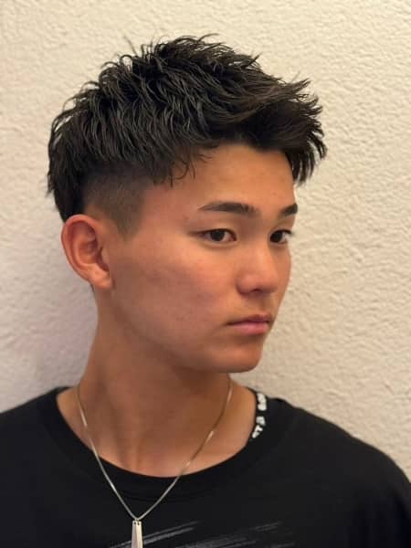【爽やか×男前】刈り上げベリーショート×アップバングツーブロック