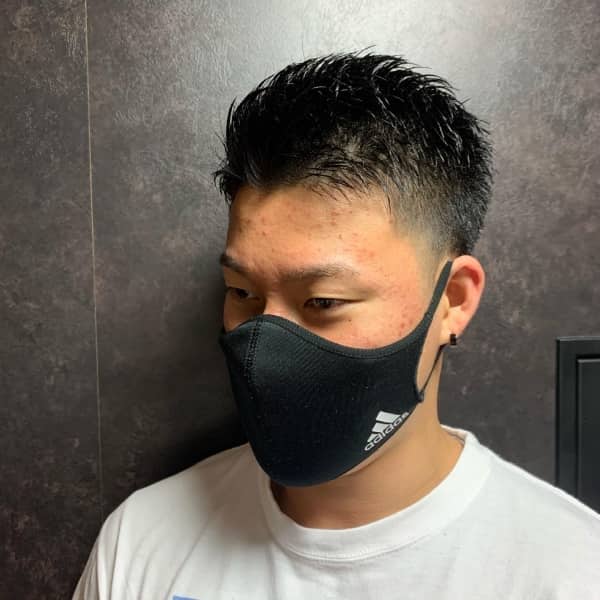 フェード風ショートヘア