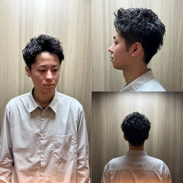 ピンパーマ ショート