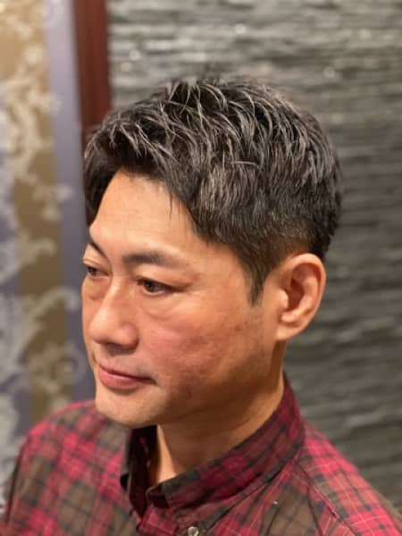 サイドグラデーションショートスタイル