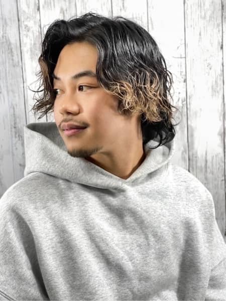 セミロングスパイラル